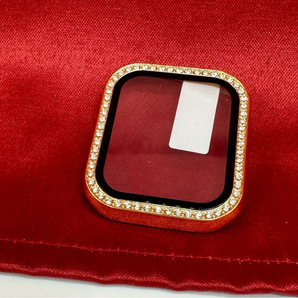 smart watch case gold